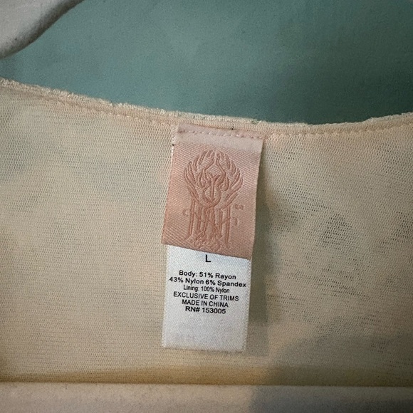 We are HAH Wrap Star Dress in Eggshell - Picture 5 of 6